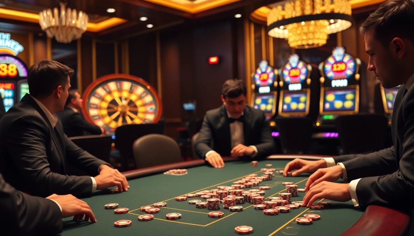 Experience thrilling poker action at new88 with stunning casino ambiance.