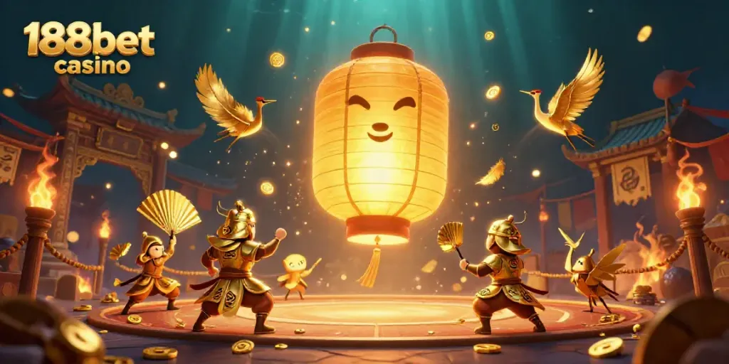 Experience the thrill of 188bet casino with immersive gaming characters and vibrant casino elements.