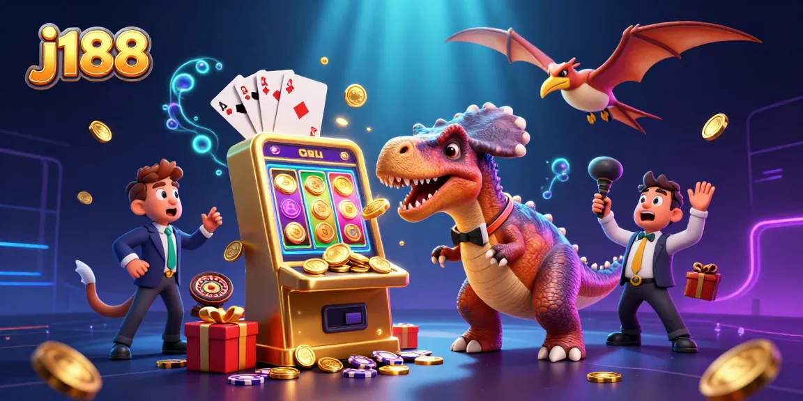 Join the excitement at j188 as a pachycephalosaurus wins big at the slot machine!