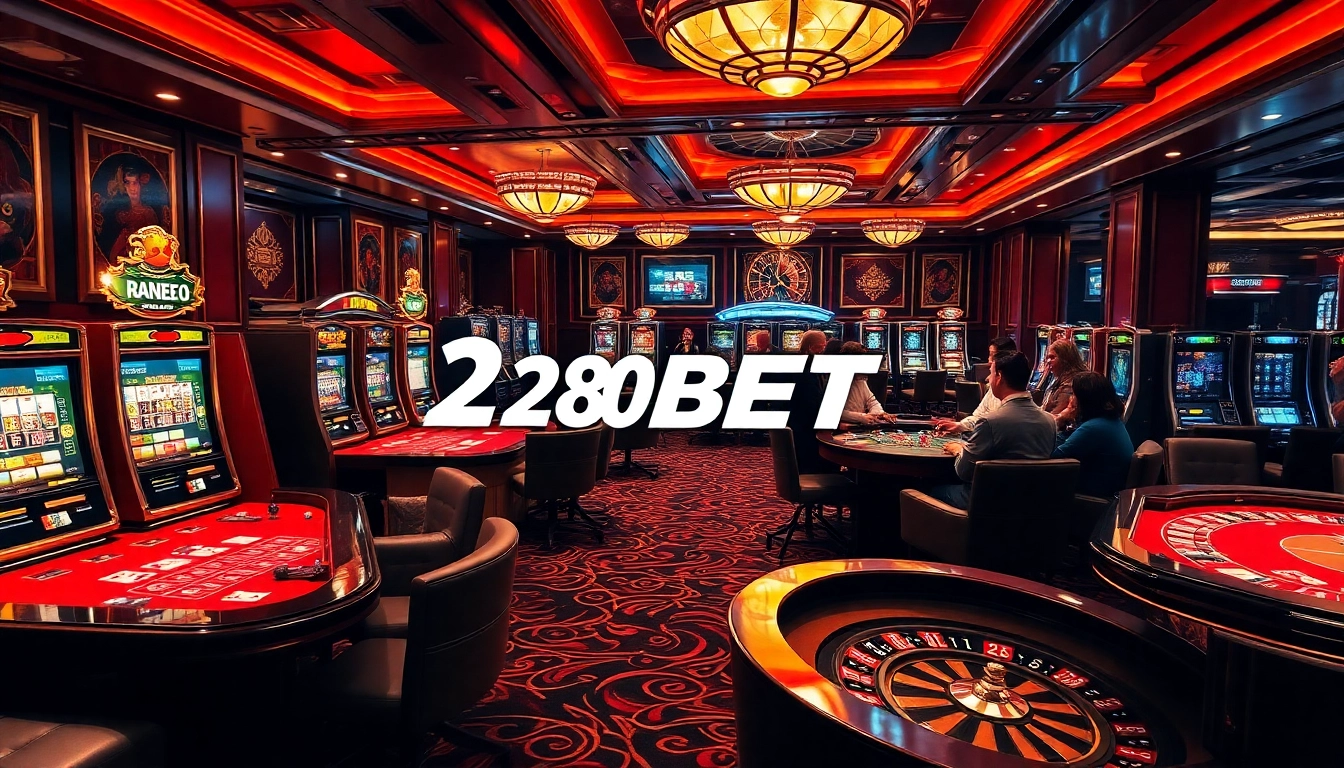 Engage in thrilling gaming activities at 28BET's extravagant casino scene.