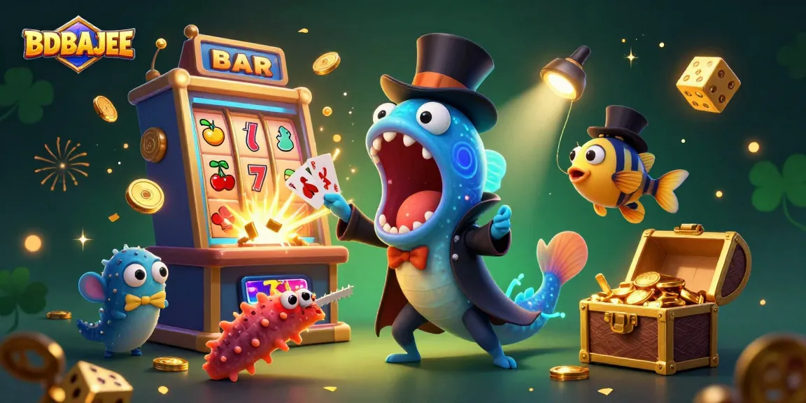 BDBAJEE offers a magical world of betting with animated characters showcasing thrilling games and jackpots.