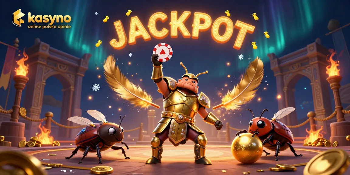 Engage in excitement at kasyno online polska opinie with vibrant 3D casino elements illustrating a winning scene.