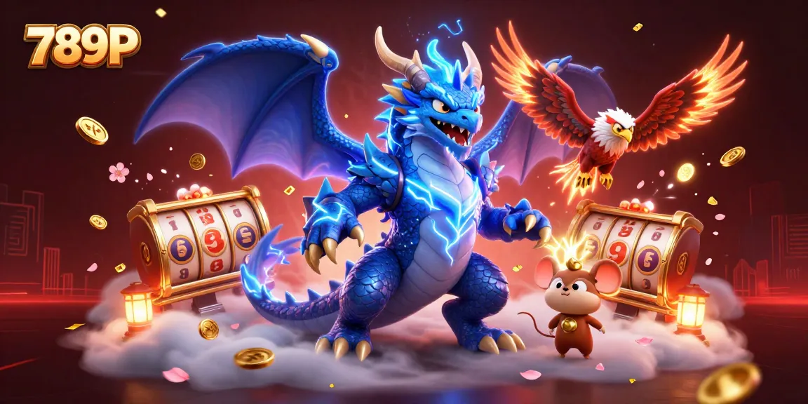 Spin the reels at 789P with an electrifying dragon and dynamic casino elements!