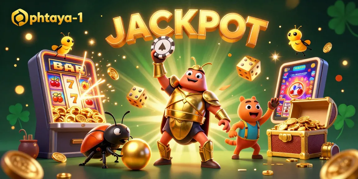 PHTAYA-1 players enjoy spins and jackpots with vibrant slot machines and winning animations.