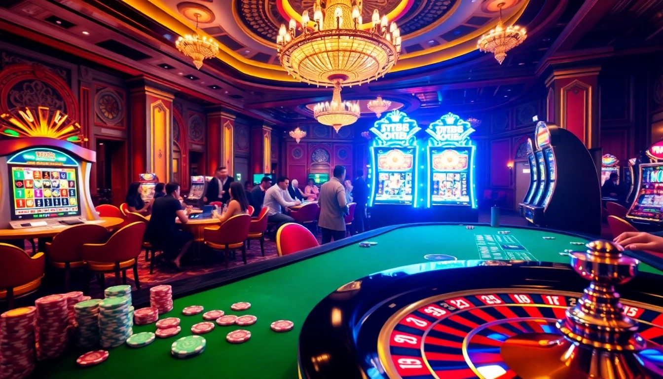 Experience thrilling gameplay at TR88 with engaging roulette and vibrant poker chips.