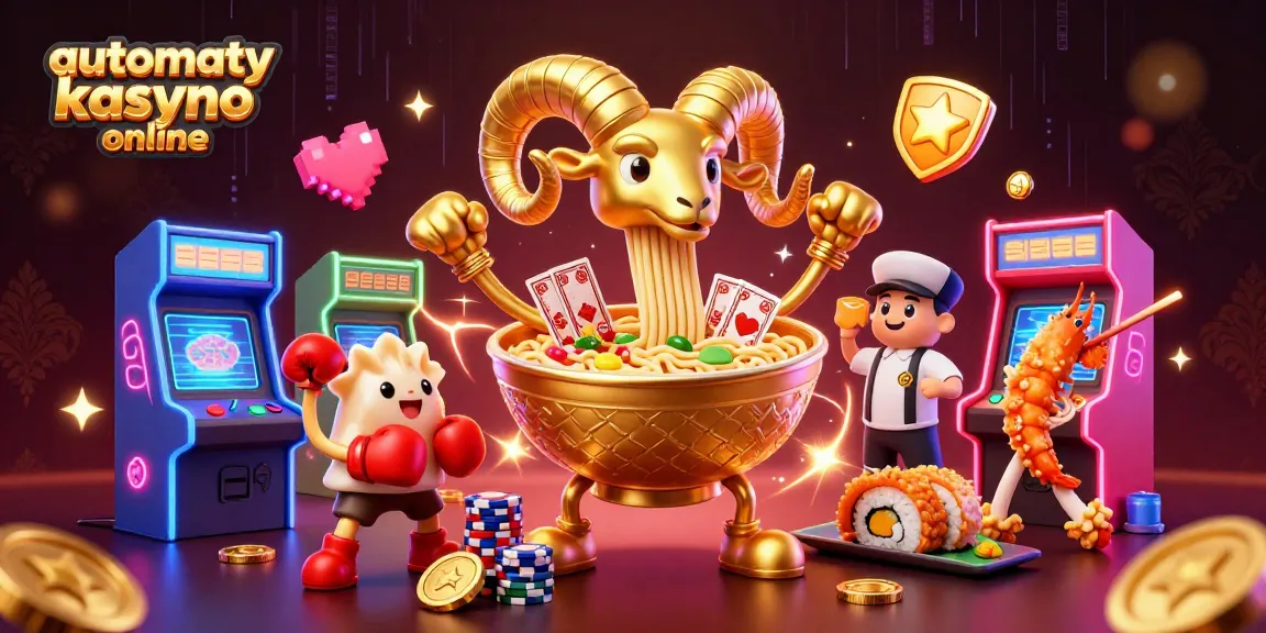 Play automaty kasyno online with a lively scene of characters and colorful game elements.