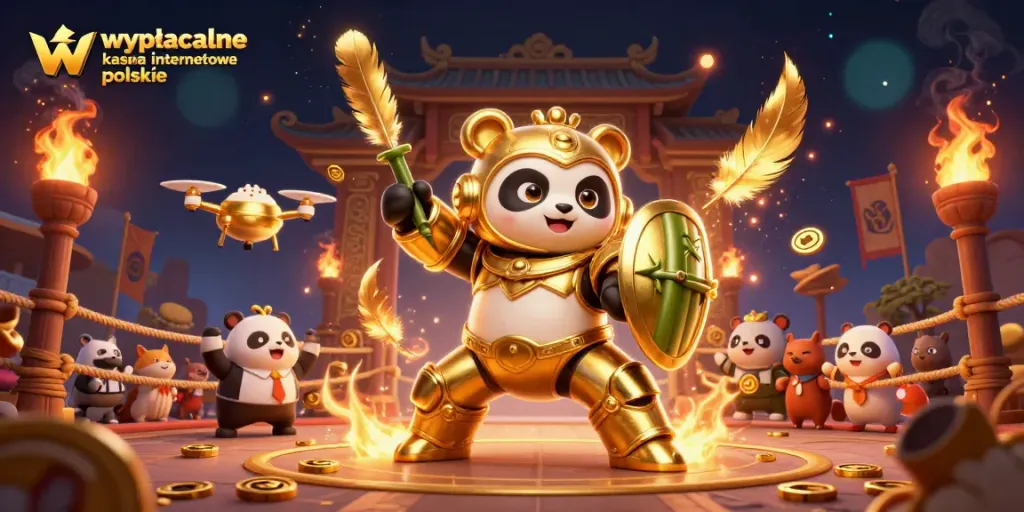 Engage with wypłacalne kasyna internetowe polskie in an electrifying casino battle scene.