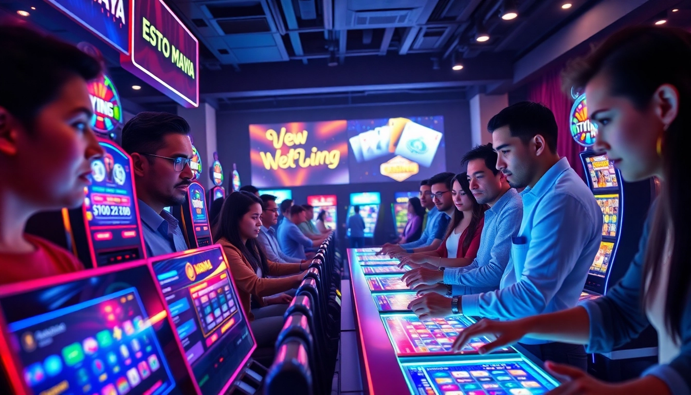 Exciting online casino experience at Slvip with diverse games and vibrant atmosphere.