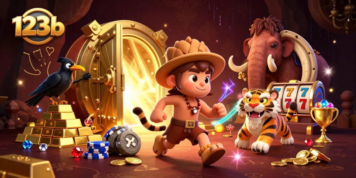 Experience thrilling gaming with 123b as a caveman and sabertooth duo lead a prehistoric casino adventure.