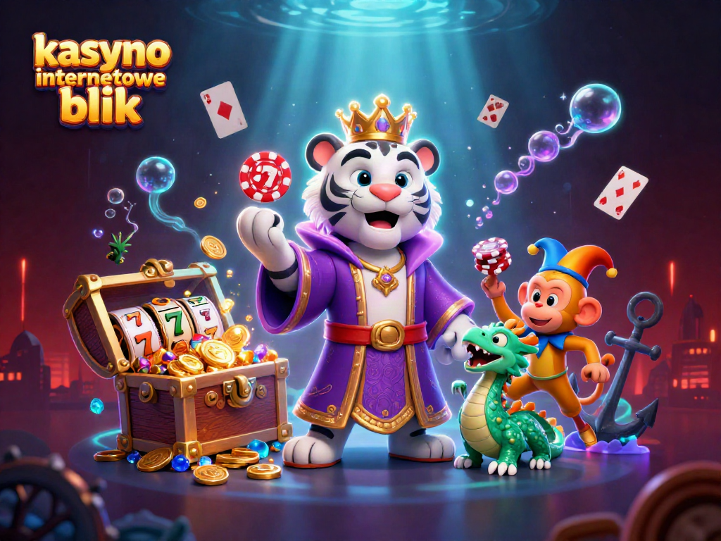 Experience exciting gaming with kasyno internetowe blik featuring a vibrant scene of characters and casino elements.