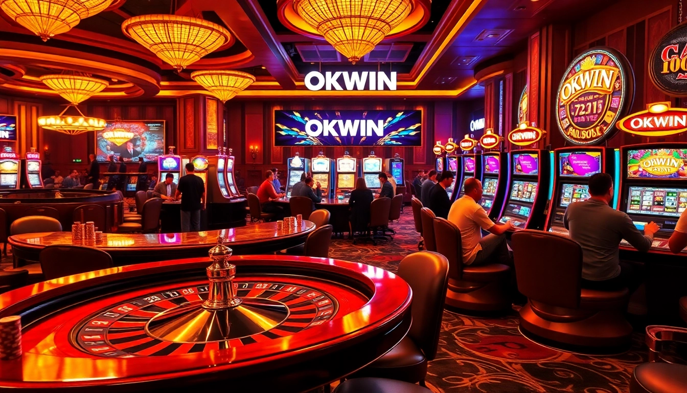 Experience the thrill of high-stakes games with okwin, featuring exciting poker tables and jackpots.