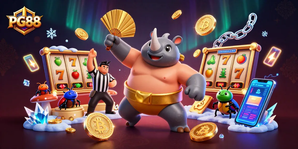 Experience thrilling gaming action with PG88, where a majestic rhinoceros beetle champion takes center stage.
