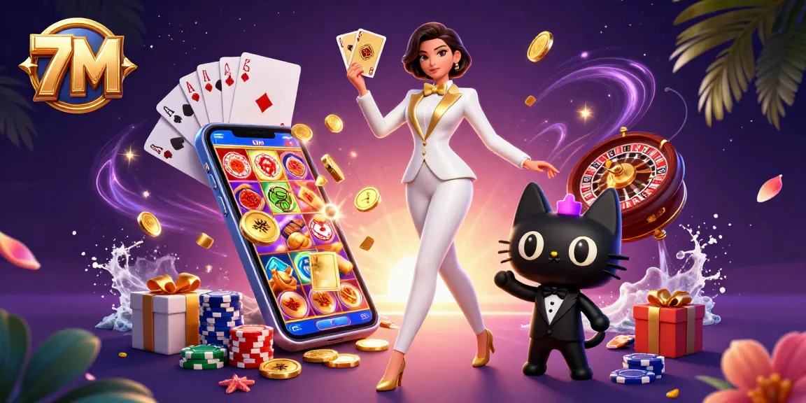 Experience thrilling gaming with 7M's vibrant casino action and detailed visuals.