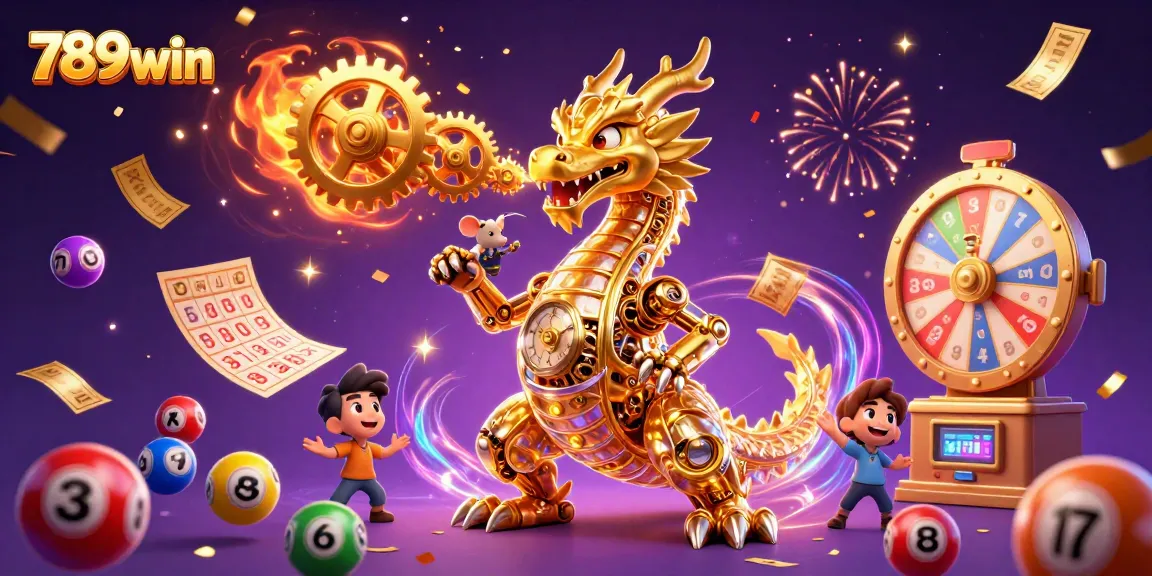 Engage exciting casino gameplay with 789win's immersive lottery scene filled with colorful elements.