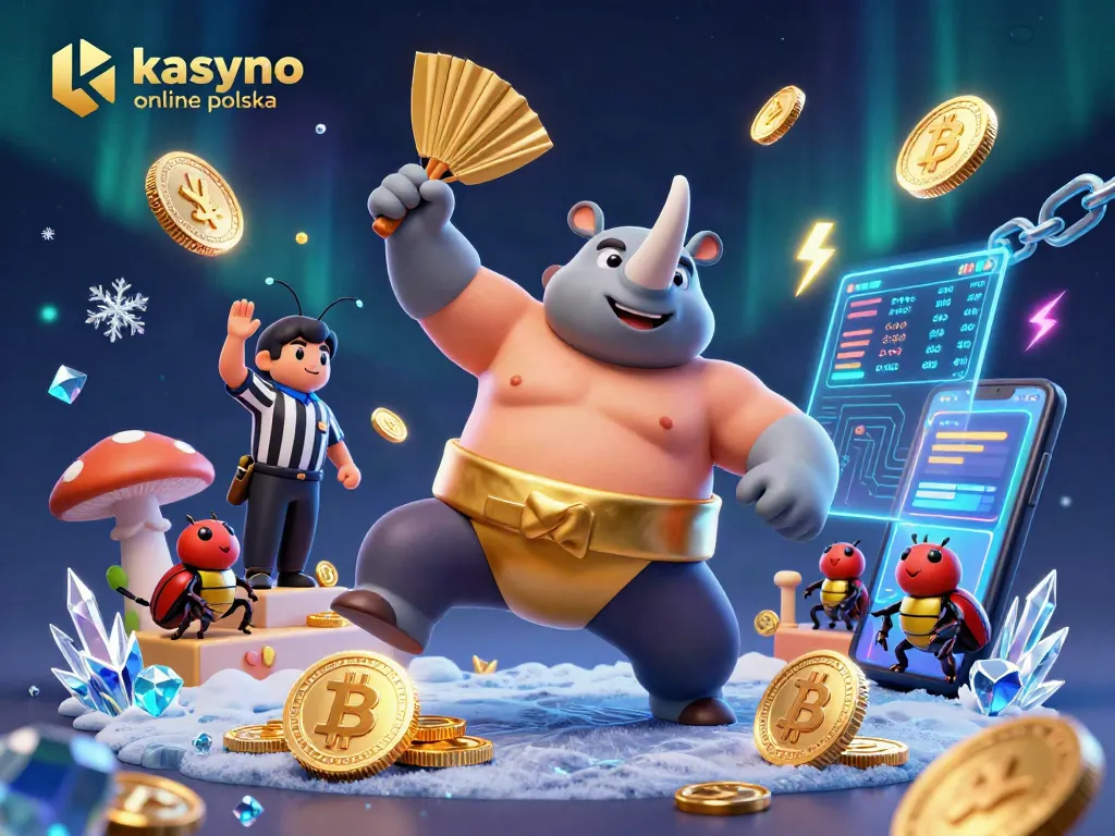 Experience excitement at kasyno online polska with virtual betting, vibrant coins, and animated characters.