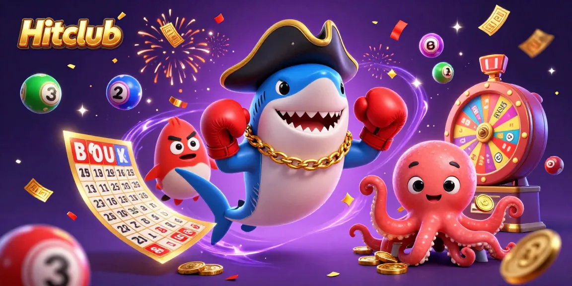 Hitclub invites players to win big with colorful games featuring thrilling undersea characters.